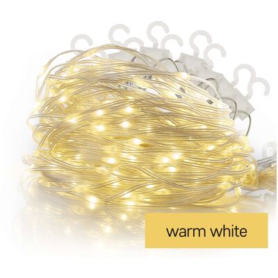 Emos LED vánoční drop řetěz – rampouchy, 2,9 m, venkovní i vnitřní, teplá bílá, programy Emos LED vánoční drop řetěz – rampouchy, 2,9 m, venkovní i vnitřní, teplá bílá, programy