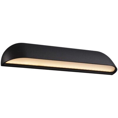 Nordlux Venkovní nástěnné LED svítidlo Front, 360 × 68 × 68 mm, 12 W, 850 lm, černé Nordlux Venkovní nástěnné LED svítidlo Front, 360 × 68 × 68 mm, 12 W, 850 lm, černé