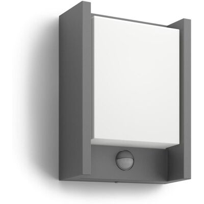 Philips Arbour 3,8 W, 2700 K, senzor, nástěnné Philips Arbour 3,8 W, 2700 K, senzor, nástěnné