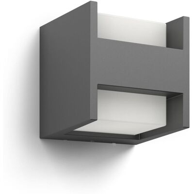 Philips Arbour 3,8 W, 2700 K, čtvercové, nástěnné Philips Arbour 3,8 W, 2700 K, čtvercové, nástěnné