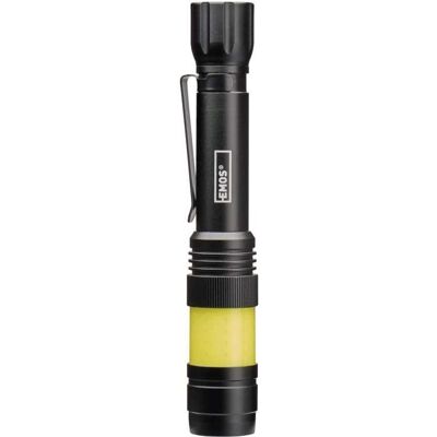 Emos 360° COB LED svítilna kovová, 270 lm, 2× AA Emos 360° COB LED svítilna kovová, 270 lm, 2× AA