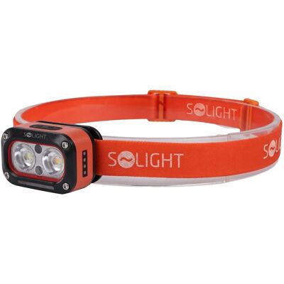 Solight LED čelová nabíjecí svítilna, 250 lm, teplé + studené světlo, Li-Ion Solight LED čelová nabíjecí svítilna, 250 lm, teplé + studené světlo, Li-Ion