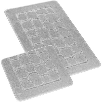 Bellatex Sada Bany 60 × 100 cm + 60 × 50 cm 760/011 dlažba sv.šedá Bellatex Sada Bany 60 × 100 cm + 60 × 50 cm 760/011 dlažba sv.šedá
