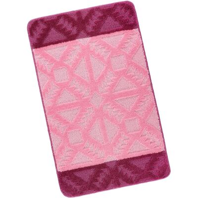 Bellatex Bany vzor 60 × 100 cm 810/001 geometrie růžová Bellatex Bany vzor 60 × 100 cm 810/001 geometrie růžová