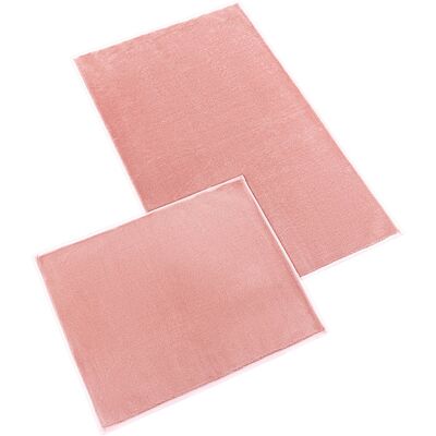 Bellatex Koupelnová sada Bany Gold 60 × 100 cm + 60 × 50 cm 730/002 růžová Bellatex Koupelnová sada Bany Gold 60 × 100 cm + 60 × 50 cm 730/002 růžová