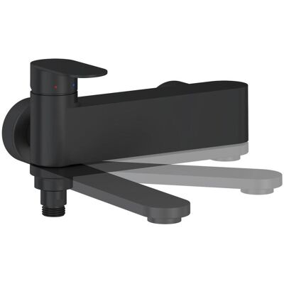Nástěnný kohoutek na vanu Ravak Chrome II - 150mm, Černý Nástěnný kohoutek na vanu Ravak Chrome II - 150mm, Černý