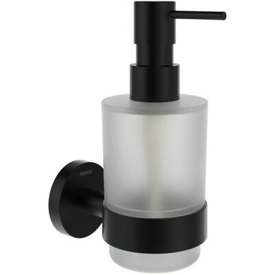 Ravak KN 231.20BLM Držák s dávkovačem mýdla, černý matný Ravak KN 231.20BLM Držák s dávkovačem mýdla, černý matný