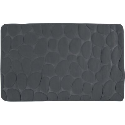 MSV Koupelnová předložka Pebbles 40 × 60 cm tmavě šedá MSV Koupelnová předložka Pebbles 40 × 60 cm tmavě šedá