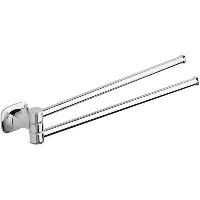 METAFORM AIDA držák ručníků dvojitý otočný, 320mm, chrom METAFORM AIDA držák ručníků dvojitý otočný, 320mm, chrom
