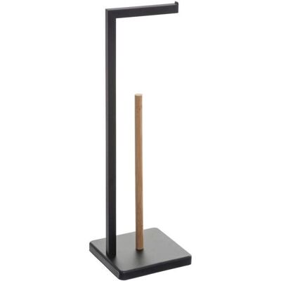 5five Černý stojan na toaletní papír, 64,5 cm, Natureo 5five Černý stojan na toaletní papír, 64,5 cm, Natureo