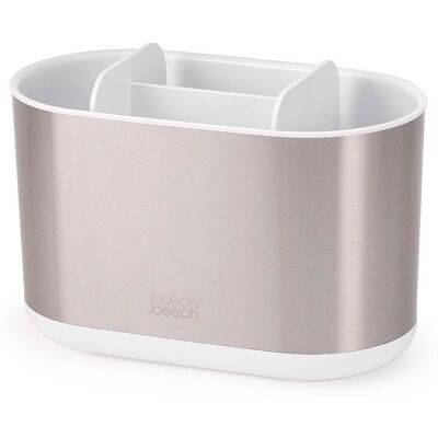 JOSEPH JOSEPH Duo Steel Caddy 70606 Stojánek na kartáčky velký, nerez/bílý JOSEPH JOSEPH Duo Steel Caddy 70606 Stojánek na kartáčky velký, nerez/bílý