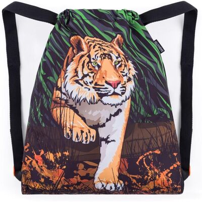 BAGMASTER BETA 24 B školní sáček na přezůvky / tělocvik – tygr BAGMASTER BETA 24 B školní sáček na přezůvky / tělocvik – tygr