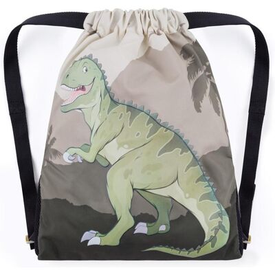 BAGMASTER LUMI 24 C školní sáček na přezůvky / tělocvik – dinosaurus BAGMASTER LUMI 24 C školní sáček na přezůvky / tělocvik – dinosaurus