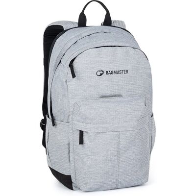 BAGMASTER městský batoh Poky 22 A, šedý dekor BAGMASTER městský batoh Poky 22 A, šedý dekor