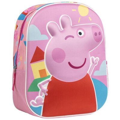 Cerda Peppa Pig: Happy and fun - Dětský batoh 3D Cerda Peppa Pig: Happy and fun - Dětský batoh 3D