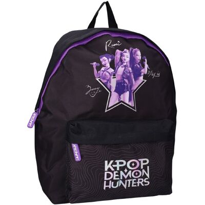 Vadobag K-Pop Demon Hunters Shadow Beats 24,5 l černý – dětský batoh Vadobag K-Pop Demon Hunters Shadow Beats 24,5 l černý – dětský batoh