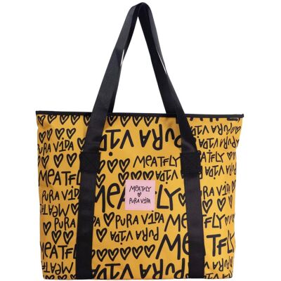 Meatfly X Pura Vida Skye, Yellow/Black Meatfly X Pura Vida Skye, Yellow/Black