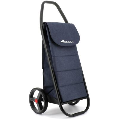 Rolser Com Tweed Polar Black Tube Taška na kolečkách modrá Rolser Com Tweed Polar Black Tube Taška na kolečkách modrá
