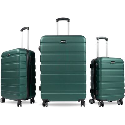 Aga Travel Sada cestovních kufrů MR4650 Zelená Aga Travel Sada cestovních kufrů MR4650 Zelená