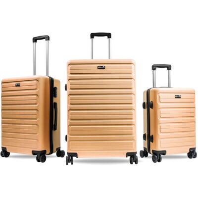 Aga Travel Sada cestovních kufrů MR4657 Oranžová Aga Travel Sada cestovních kufrů MR4657 Oranžová