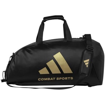 Adidas 2in1 Bag PU Combat Sports S, black/gold Adidas 2in1 Bag PU Combat Sports S, black/gold