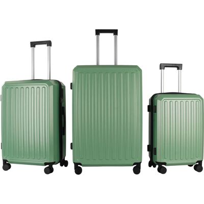 Aga Travel Sada cestovních kufrů MR4668 Zelená Aga Travel Sada cestovních kufrů MR4668 Zelená