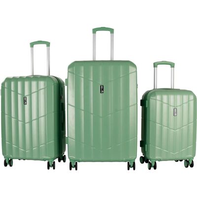 Aga Travel Sada cestovních kufrů MR4669 Zelená Aga Travel Sada cestovních kufrů MR4669 Zelená
