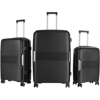 Aga Travel Sada cestovních kufrů MR4682 Černá Aga Travel Sada cestovních kufrů MR4682 Černá