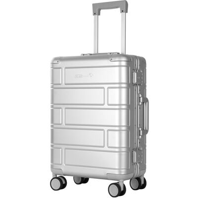 Aga Travel Příruční zavazadlo MR4678 Stříbrné Aga Travel Příruční zavazadlo MR4678 Stříbrné