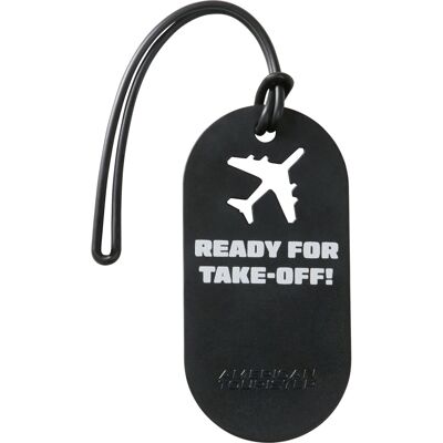 American Tourister Fun Tags visačka na kufr 2ks, černá (Ready For Take-Off) American Tourister Fun Tags visačka na kufr 2ks, černá (Ready For Take-Off)