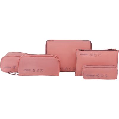 American Tourister sada organizérů, packing cubes 5 ks, růžová (Pink/Mauve) American Tourister sada organizérů, packing cubes 5 ks, růžová (Pink/Mauve)