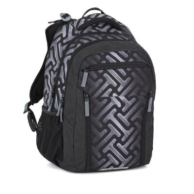 BAGMASTER Porto 26 A školní batoh – šedý BAGMASTER Porto 26 A školní batoh – šedý