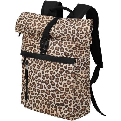 Travelite Basics rollup backpack, leopard Travelite Basics rollup backpack, leopard