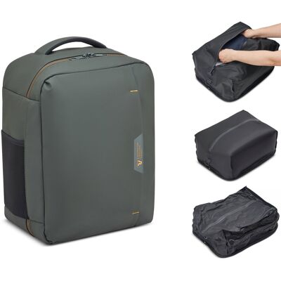Roncato batoh do letadla s vakuovým vakem Wanderline zelený 40 × 30 × 20 cm Roncato batoh do letadla s vakuovým vakem Wanderline zelený 40 × 30 × 20 cm