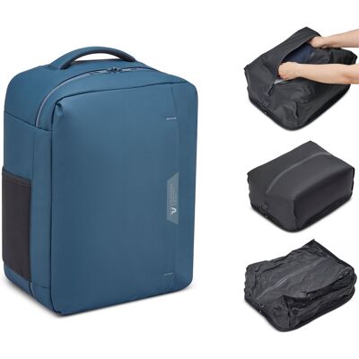 Roncato batoh do letadla s vakuovým vakem Wanderline tmavě modrý 40 × 30 × 20 cm Roncato batoh do letadla s vakuovým vakem Wanderline tmavě modrý 40 × 30 × 20 cm