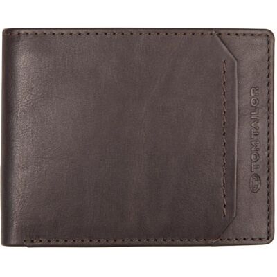 Tom Tailor Sam jeans wallet, dark brown Tom Tailor Sam jeans wallet, dark brown