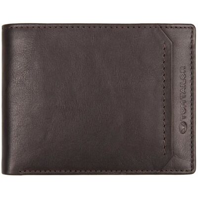 Tom Tailor Sam horizontal wallet, dark brown Tom Tailor Sam horizontal wallet, dark brown