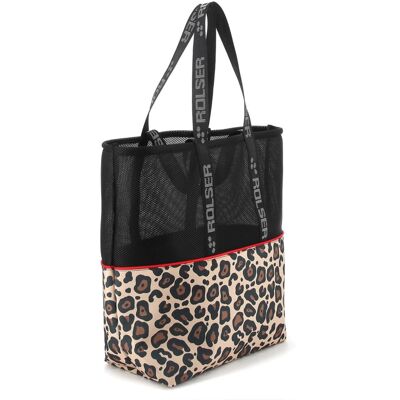 Rolser Urban WILD Bag nákupní taška, leopardí vzor, 30 l Rolser Urban WILD Bag nákupní taška, leopardí vzor, 30 l