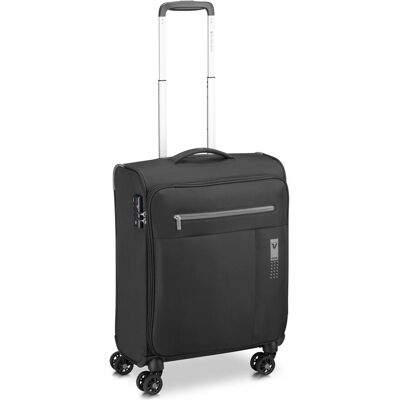 Roncato LITE SOFT S, černý, 55 × 40 × 20 cm, 4 kolečka Roncato LITE SOFT S, černý, 55 × 40 × 20 cm, 4 kolečka