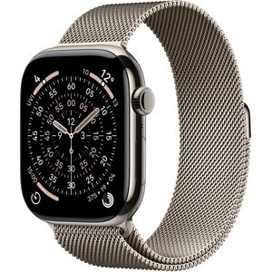 Apple Watch Series 11 Cellular 46mm Přírodní titan s přírodním milánským tahem - S/M Apple Watch Series 11 Cellular 46mm Přírodní titan s přírodním milánským tahem - S/M