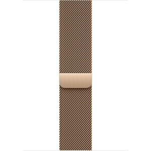 Apple Watch 46mm zlatý milánský tah - M/L Apple Watch 46mm zlatý milánský tah - M/L