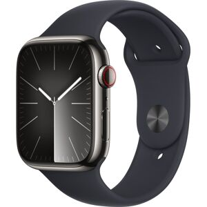 Apple Watch Series 9 - GPS + Cellular - 45mm Nerezová ocel Midnight - Sport Loop Apple Watch Series 9 - GPS + Cellular - 45mm Nerezová ocel Midnight - Sport Loop