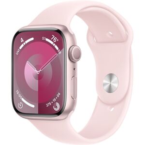 Apple Watch Series 9 45mm Růžový hliník se světle růžovým sportovním řemínkem - S/M Apple Watch Series 9 45mm Růžový hliník se světle růžovým sportovním řemínkem - S/M