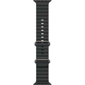 Apple Watch 49mm černý Oceánský řemínek - provedení z přírodního titanu Apple Watch 49mm černý Oceánský řemínek - provedení z přírodního titanu