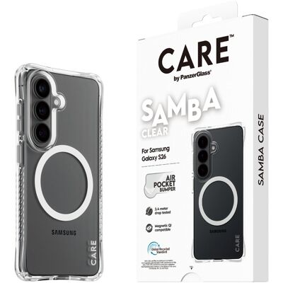 PanzerGlass CARE kryt Samsung Galaxy S26 Samba čirý/bílý Qi PanzerGlass CARE kryt Samsung Galaxy S26 Samba čirý/bílý Qi