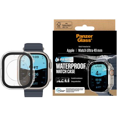 PanzerGlass Waterproof Apple Watch Ultra čirý kryt s ochranným sklem PanzerGlass Waterproof Apple Watch Ultra čirý kryt s ochranným sklem