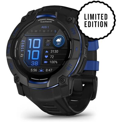 Garmin Instinct 3 50mm AMOLED Black/Bolt Blue band Garmin Instinct 3 50mm AMOLED Black/Bolt Blue band