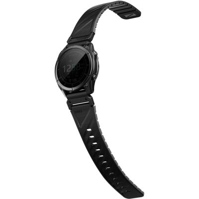 UNIQ Fluo pro Garmin SmartWatch 22 mm, Midnight black UNIQ Fluo pro Garmin SmartWatch 22 mm, Midnight black