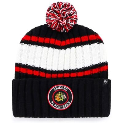 47 Brand Čepice NHL Plateau Cuff SR Chicago Blackhawks, HS24 47 Brand Čepice NHL Plateau Cuff SR Chicago Blackhawks, HS24