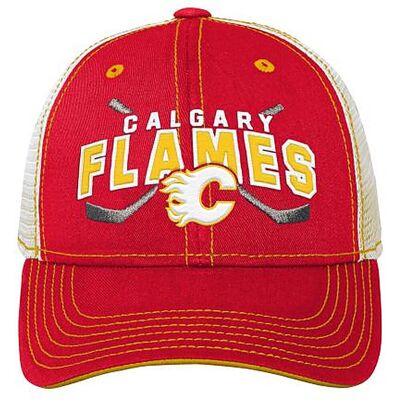 Outerstuff Dětská kšiltovka Calgary Flames NHL Lockup Meshback Adj. Outerstuff Dětská kšiltovka Calgary Flames NHL Lockup Meshback Adj.